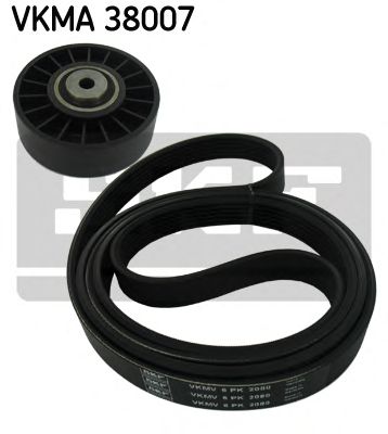 Поликлиновой ременный комплект VKMA 38007