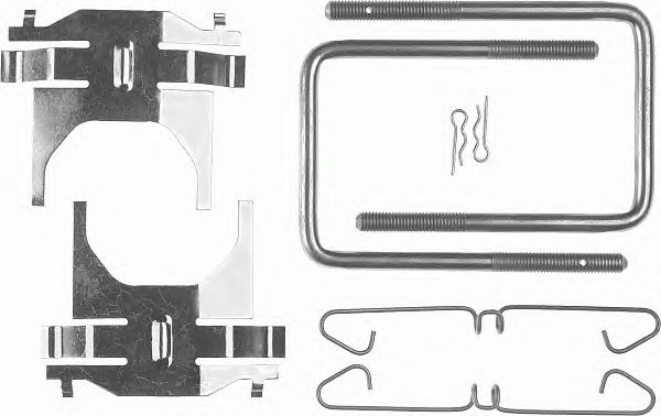 Accessory Kit, disc brake pads FBA411