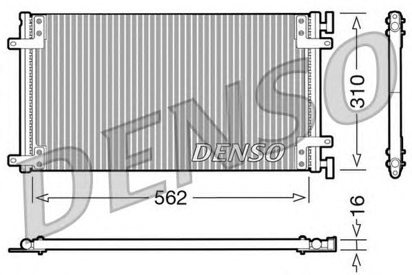 Condensator, airconditioning DCN09040