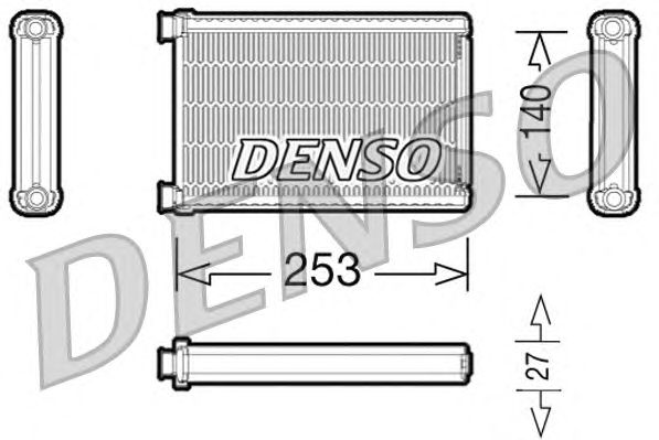 Heat Exchanger, interior heating DRR05005