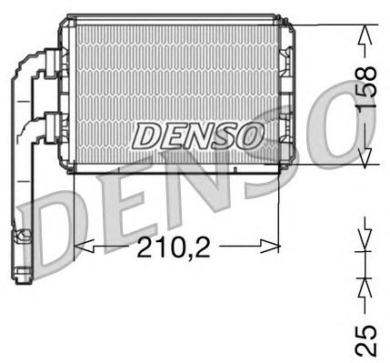 Heat Exchanger, interior heating DRR23016