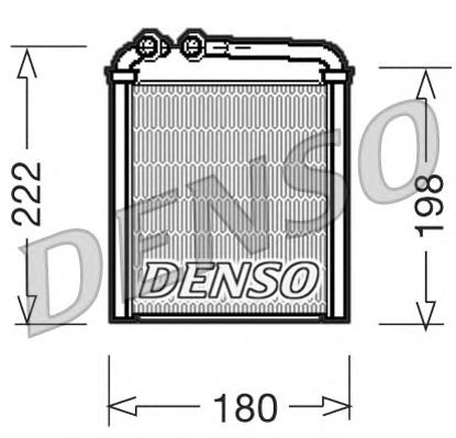 Теплообменник, отопление салона DRR32005