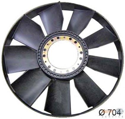 Núcleo ventilador, refr. motor 8MV 376 758-271
