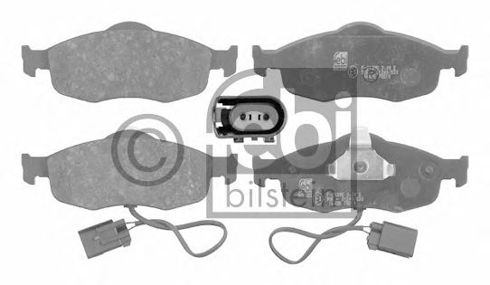 Комплект тормозных колодок, дисковый тормоз 16035