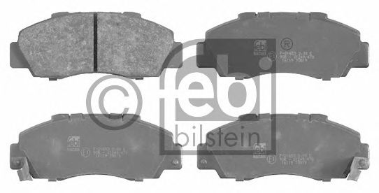 Комплект тормозных колодок, дисковый тормоз 16119