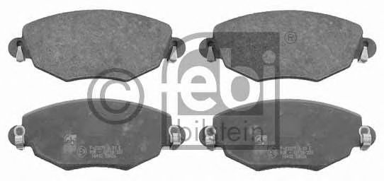 Комплект тормозных колодок, дисковый тормоз 16402