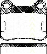 Brake Pad Set, disc brake 8110 23115
