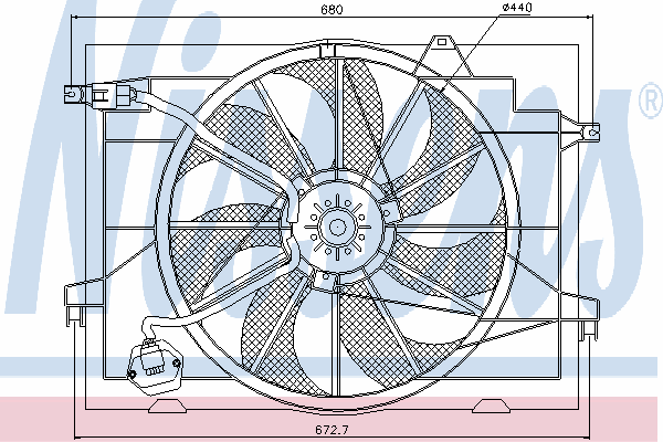 Fan, motor sogutmasi 85366