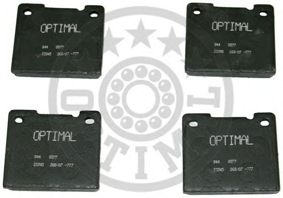 Kit de plaquettes de frein, frein à disque 9577
