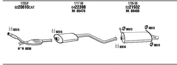 Exhaust System CI16079