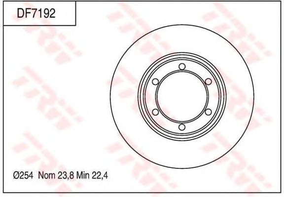 Brake Disc DF7192