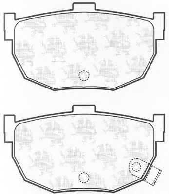 Комплект тормозных колодок, дисковый тормоз BP575