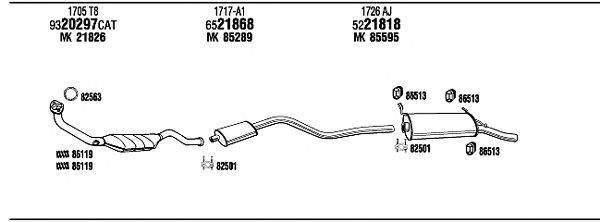 Exhaust System CI16035