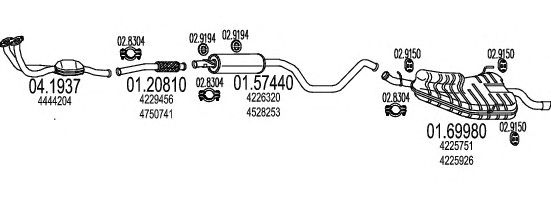 Exhaust System C300050003636