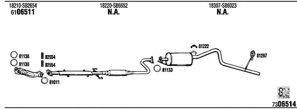 Exhaust System HO60018