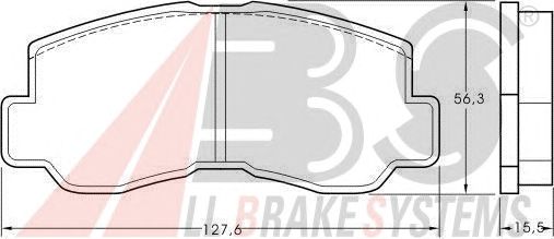 Brake Pad Set, disc brake 36151