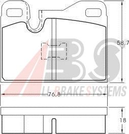 Brake Pad Set, disc brake 36398