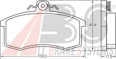 Brake Pad Set, disc brake 36576
