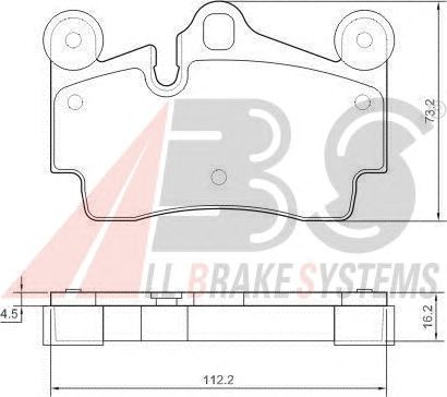 Brake Pad Set, disc brake 37365