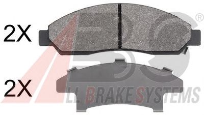 Brake Pad Set, disc brake 37851