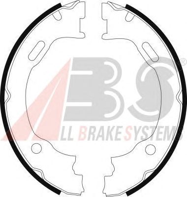Brake Shoe Set, parking brake 9142
