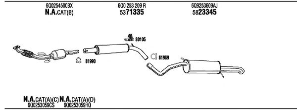 Exhaust System SEH18896