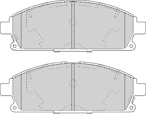 Комплект тормозных колодок, дисковый тормоз FD7061A