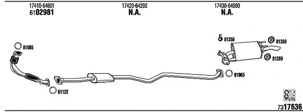 Exhaust System TO51141