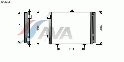 Condensator, airconditioning PEA5295
