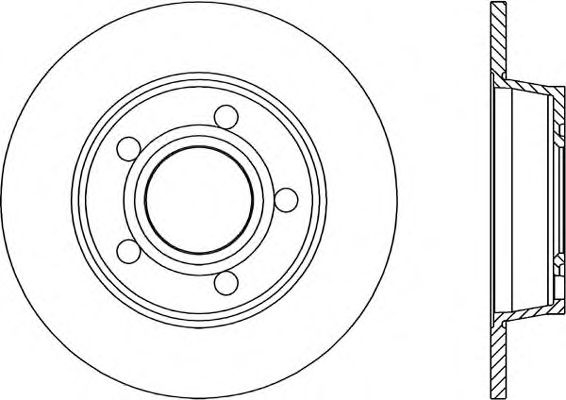 Тормозной диск BDR1743.10