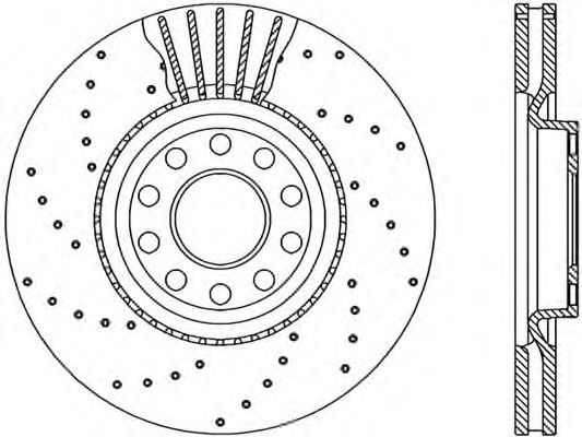 Тормозной диск BDRS1942.25