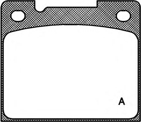 Kit pastiglie freno, Freno a disco BPA0039.30