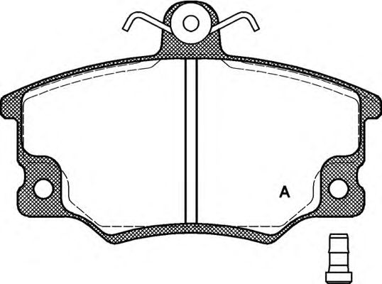 Brake Pad Set, disc brake BPA0146.14