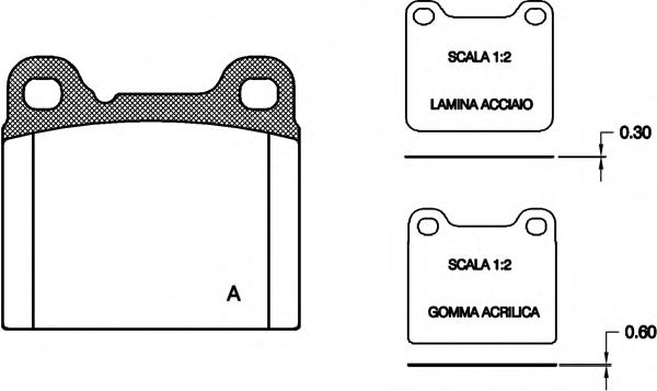 Brake Pad Set, disc brake BPA0257.20