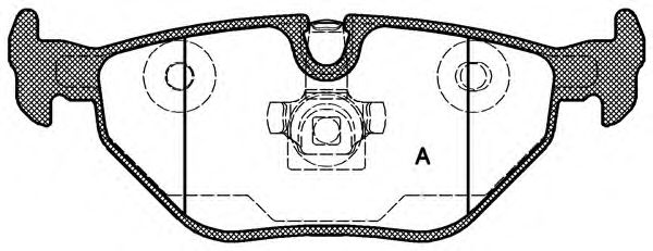 Brake Pad Set, disc brake BPA0265.40