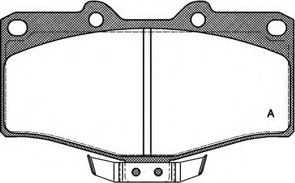 Brake Pad Set, disc brake BPA0315.04