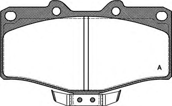 Brake Pad Set, disc brake BPA0315.14