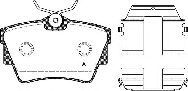 Brake Pad Set, disc brake BPA0591.20
