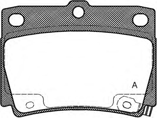 Brake Pad Set, disc brake BPA0750.02