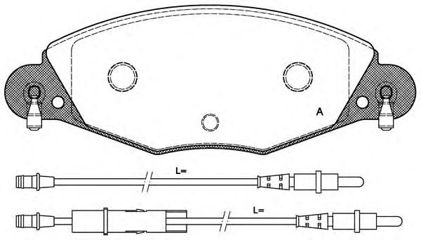 Brake Pad Set, disc brake BPA0827.04