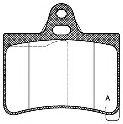 Brake Pad Set, disc brake BPA0830.00