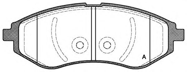 Brake Pad Set, disc brake BPA0986.00