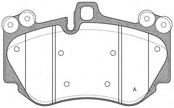 Brake Pad Set, disc brake BPA1140.00