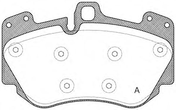 Brake Pad Set, disc brake BPA1140.10