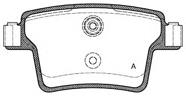 Bremsbelagsatz, Scheibenbremse BPA1149.10