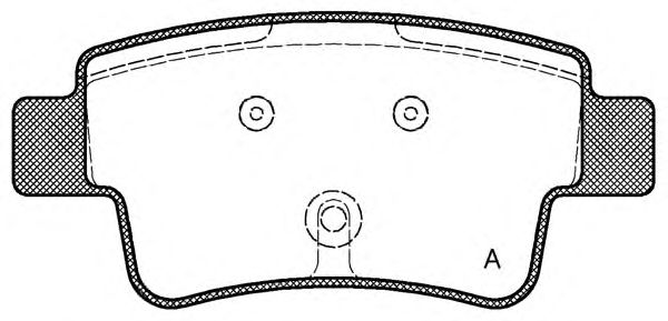 Brake Pad Set, disc brake BPA1198.00