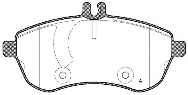 Brake Pad Set, disc brake BPA1301.00