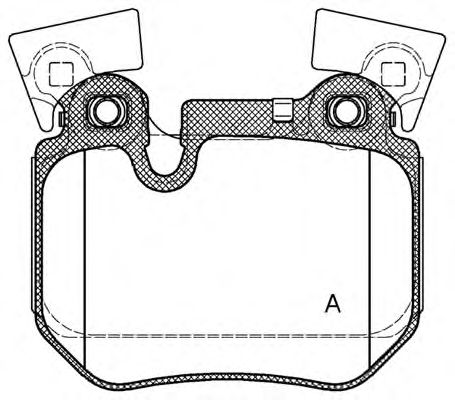 Brake Pad Set, disc brake BPA1373.00