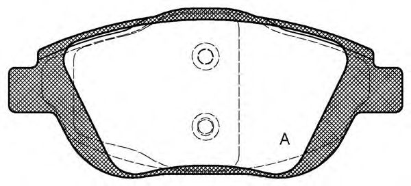 Brake Pad Set, disc brake BPA1392.00