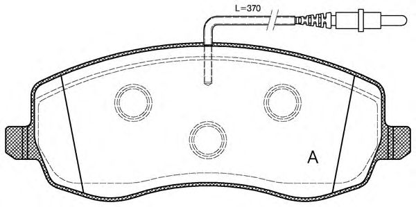 Комплект тормозных колодок, дисковый тормоз BPA1393.02